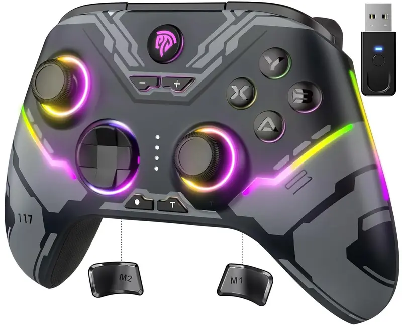 EasySMX X15 Wireless PC Controller with Hall Effect Joysticks